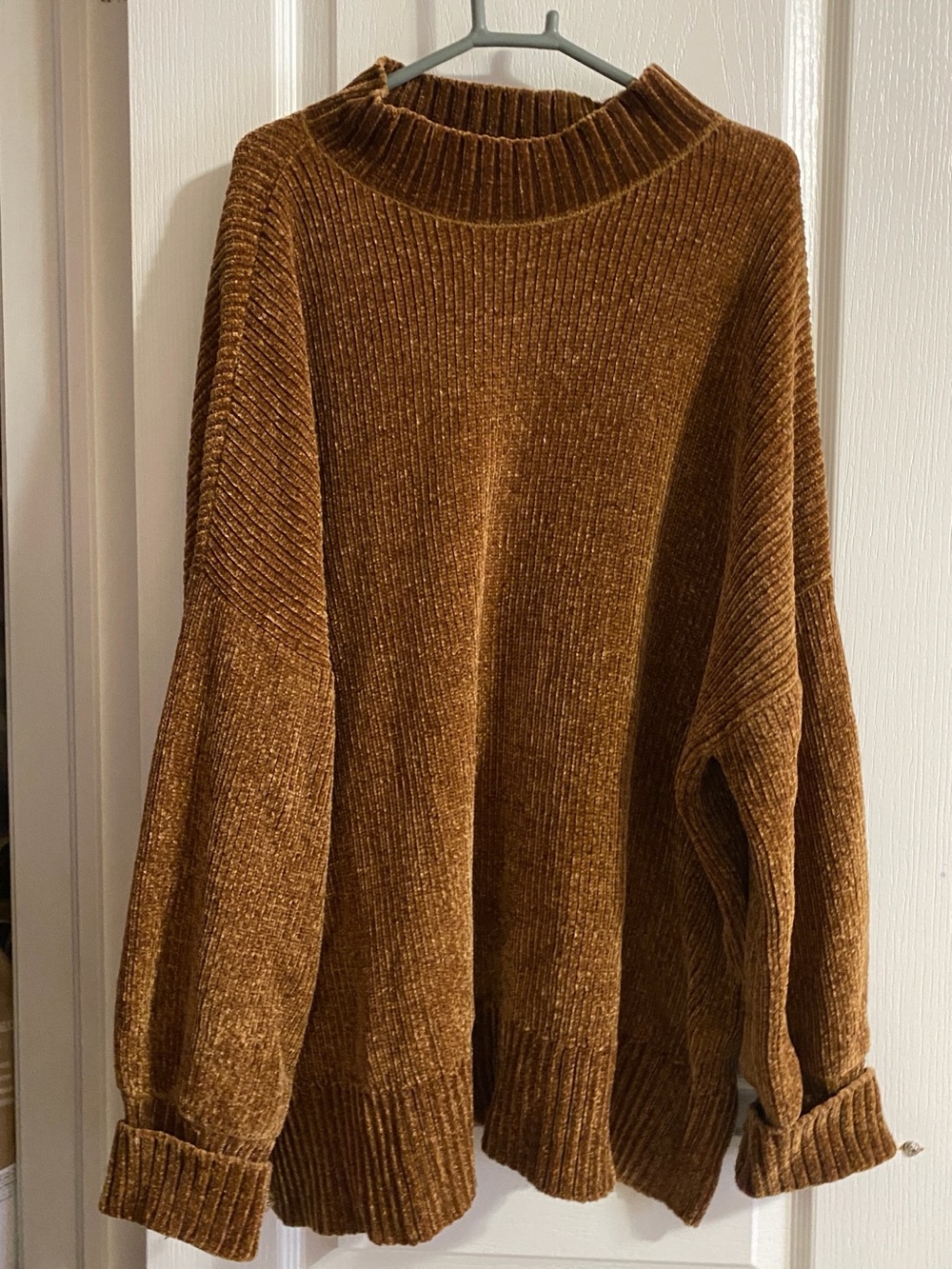 Forever 21 Brown Chenille Turtleneck Sweater